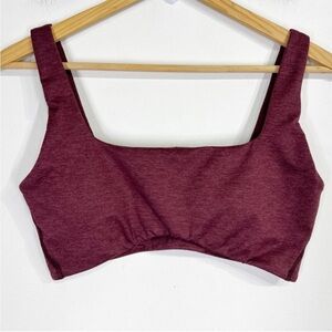 Lululemon NWT Soft Sueded Bra *Light Support, B/C Cup Garnet